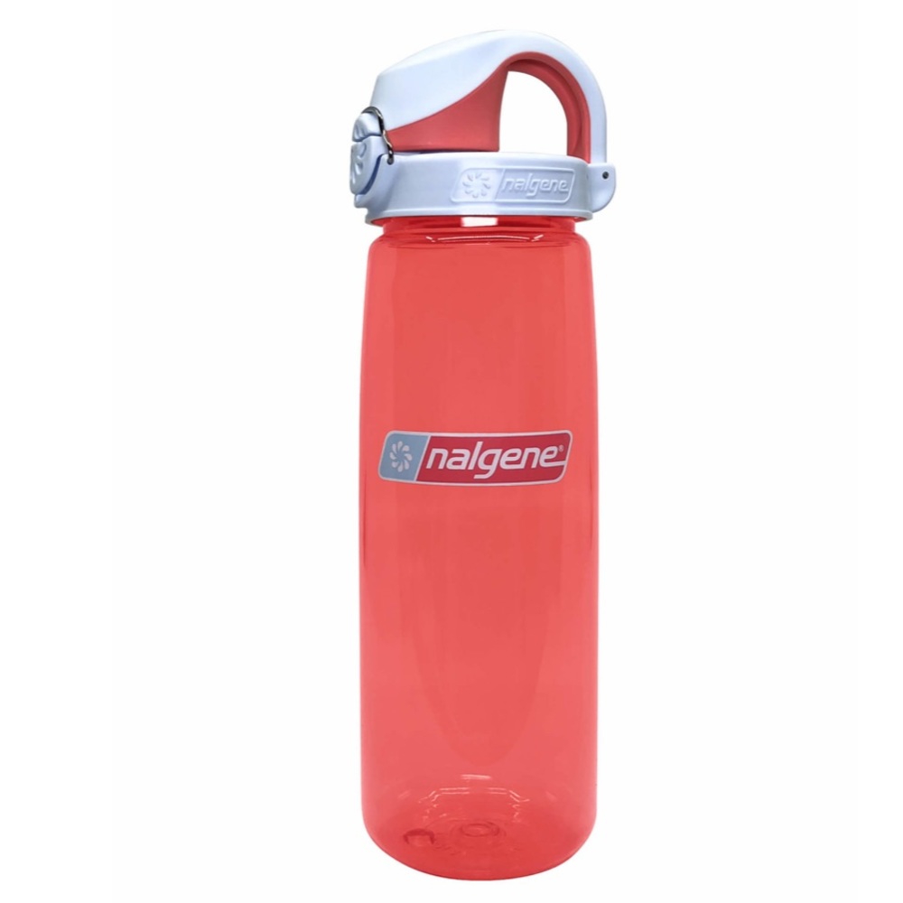 New Nalgene On-The-Fly Lock-Top Coral Bottle 24oz